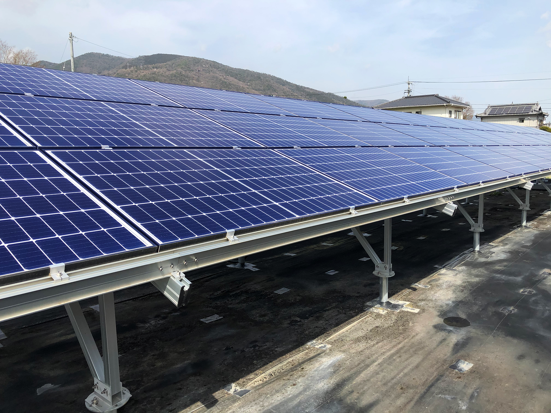 自社施工太陽光発電所